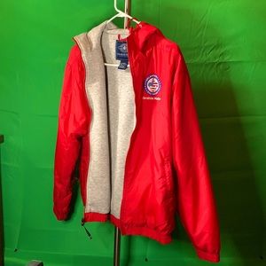 Red Windbreaker